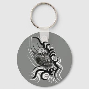 China Dragon in Tattoo styles Keychain