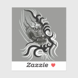 China Dragon in Tattoostyle