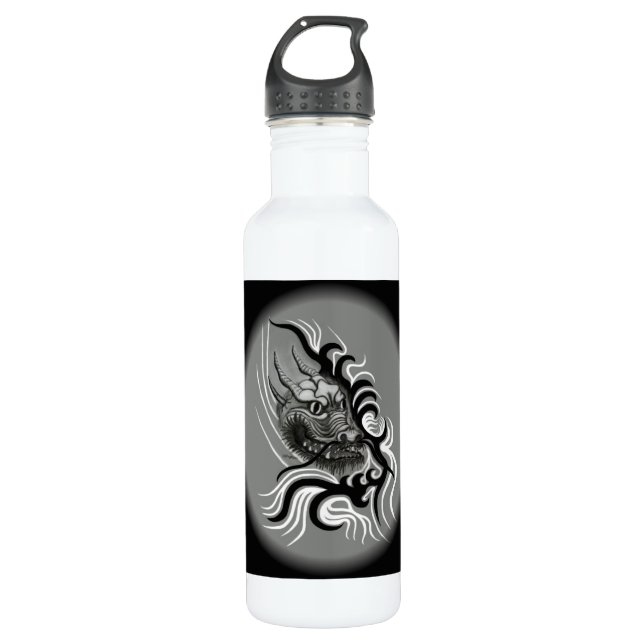 China Dragon in Tattoostyle 710 Ml Water Bottle (Front)