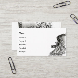 China Dragon in Tattoostyle   Business Card