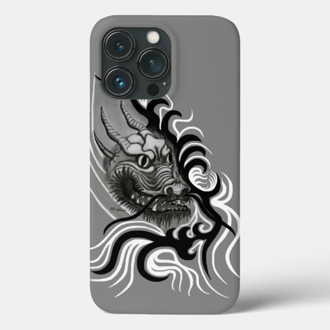 China Dragon in Tattoostyle Case-Mate iPhone Case (Back)