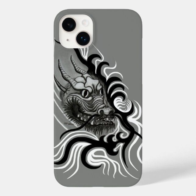 China Dragon in Tattoostyle Case-Mate iPhone Case (Back)