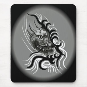 China Dragon in Tattoostyle Mouse Pad