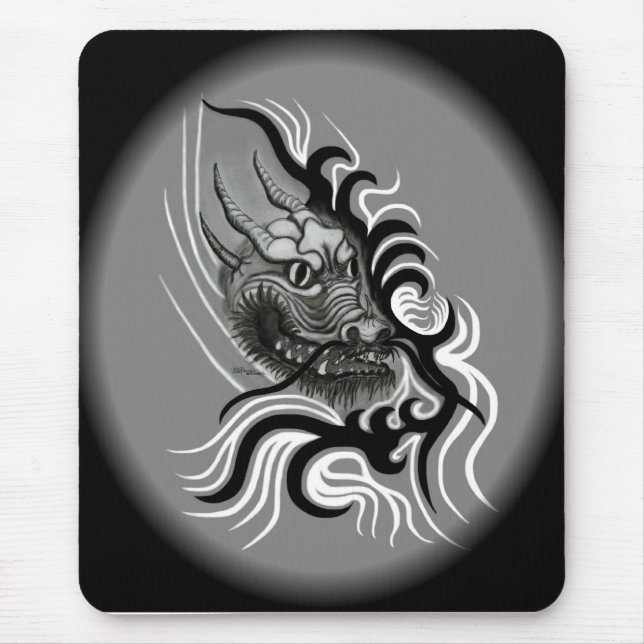 China Dragon in Tattoostyle Mouse Pad (Front)