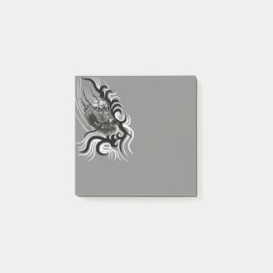 China Dragon in Tattoostyle Post-it Notes