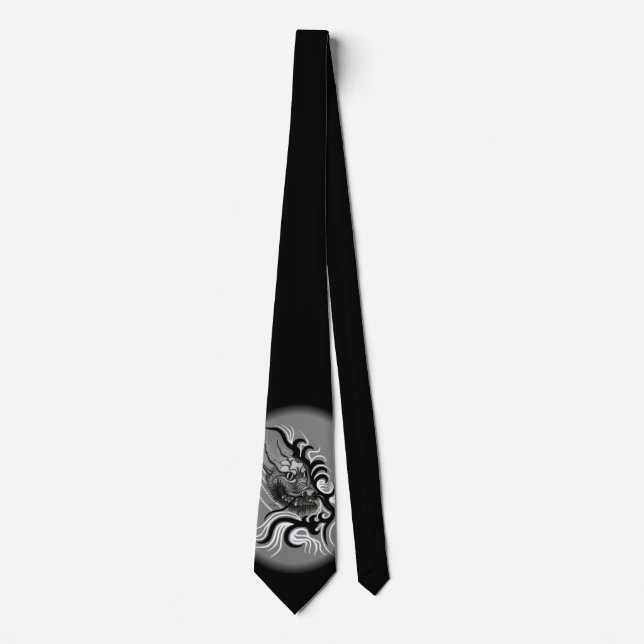 China Dragon in Tattoostyle Tie (Front)