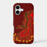 China Dragon red and gold design