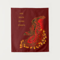 China Dragon red and gold design