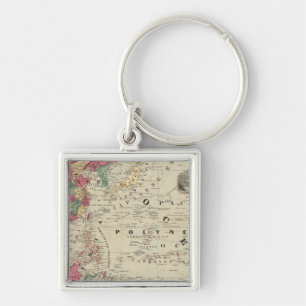 China EaSt. Indies Australia and Oceanica Keychain
