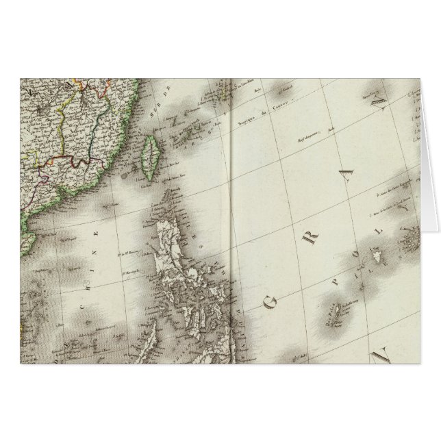 China Engraved Map (Front Horizontal)