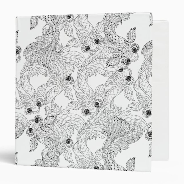 China Fish Doodle Binder (Front/Inside)