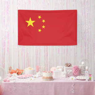 China flag banner