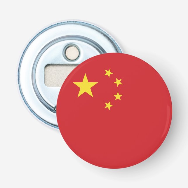 China flag bottle opener (Front)