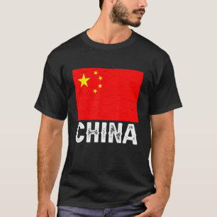 China Flag Chinese I Love Chinese Graphic T-Shirt
