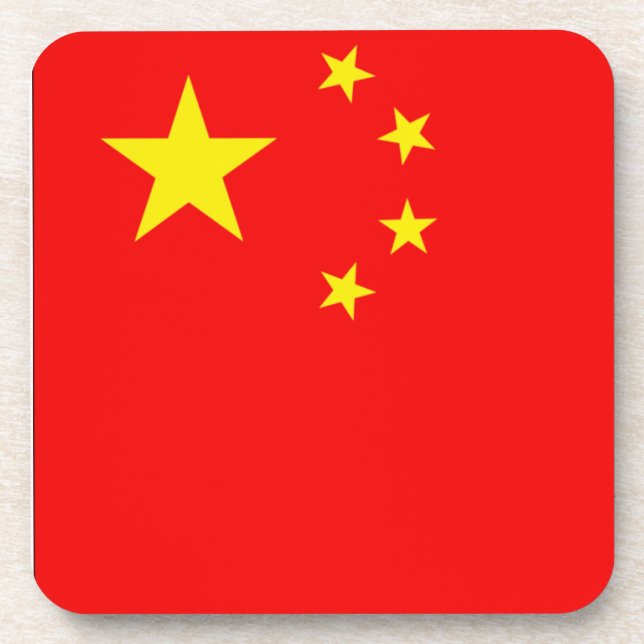 China Flag Coaster (Front)