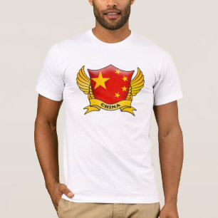 China Flag Emblem T-Shirt