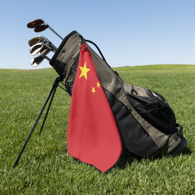 China flag golf towel (Green)