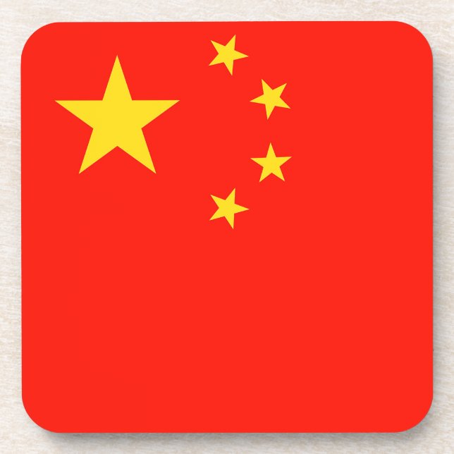 China Flag - High Quality Coaster (Front)