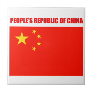 China Flag High Quality Tile
