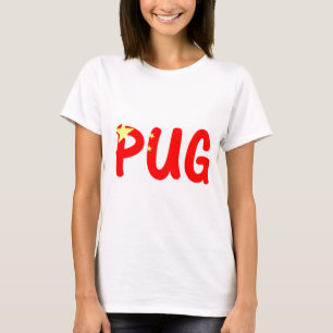 china-flag in pug name.png T-Shirt