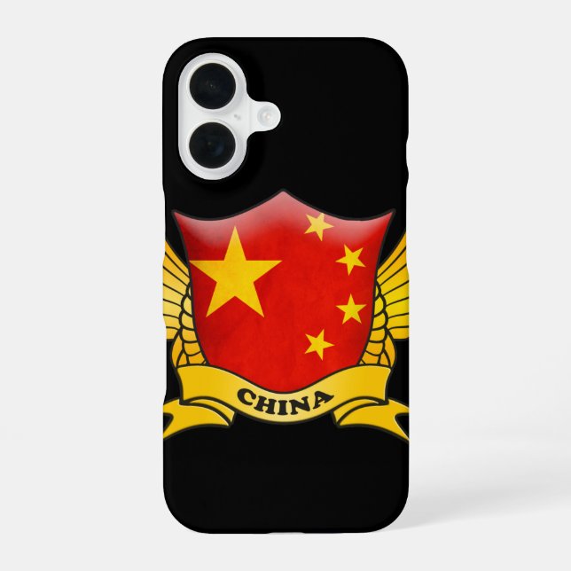China Flag iPhone 16 Case (Back)