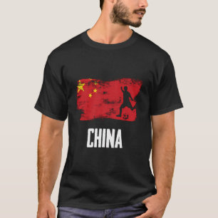 China Flag Jersey Chinese Soccer Team Chinese T-Shirt