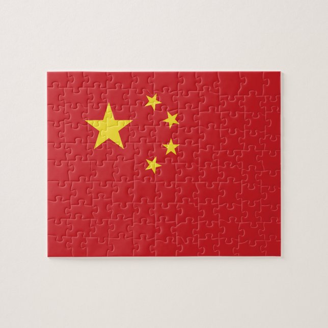 China flag jigsaw puzzle (Horizontal)