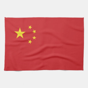 China flag kitchen towel