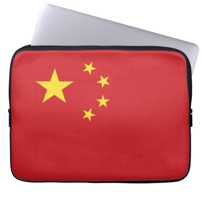China flag laptop sleeve (Front)