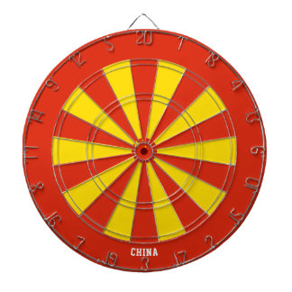 China Flag Patriot's Bullseye Dartboard