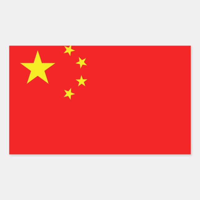 China Flag Sticker (Front)