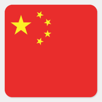China Flag Sticker