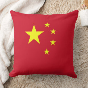 China flag throw pillow