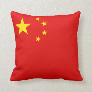 China Flag x Flag Pillow