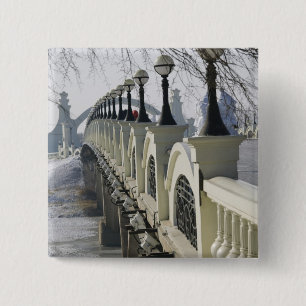 CHINA, Heilongjiang Province, Haerbin 2 Inch Square Button