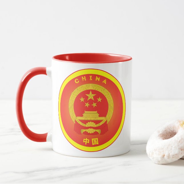 China Heritage Emblem Mug (With Donut)