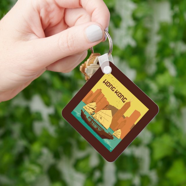 China | Hong Kong Keychain (Hand)