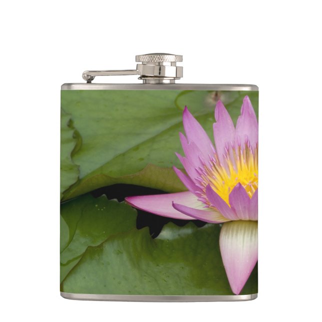 China, Hong Kong, New Territories. Chi Lin Hip Flask (Front)