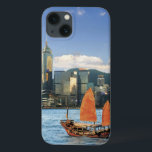 China; Hong Kong; Victoria Harbour; Harbour; A iPhone 13 Case<br><div class="desc">COPYRIGHT Michael Glatt / DanitaDelimont.com | AS07 MGL0034.jpg | China; Hong Kong; Victoria Harbour; Harbour; A Chinese junk sails along the coast of Victoria Harbour as traditonal meets modern.</div>