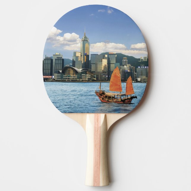 China; Hong Kong; Victoria Harbour; Harbour; A Ping Pong Paddle (Front)
