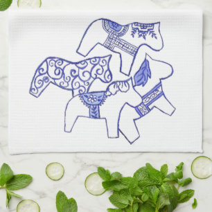 China Horses Kitchen Towel