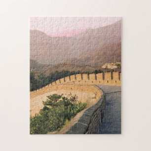 China, Huairou County, Sunset Jigsaw Puzzle