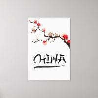 China Ink vintage travel poster.