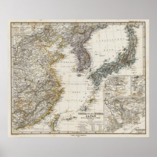 China, Korea, Japan Poster