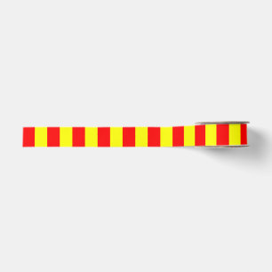 china kyrgyzstan spain flag stripes red yellow pat grosgrain ribbon
