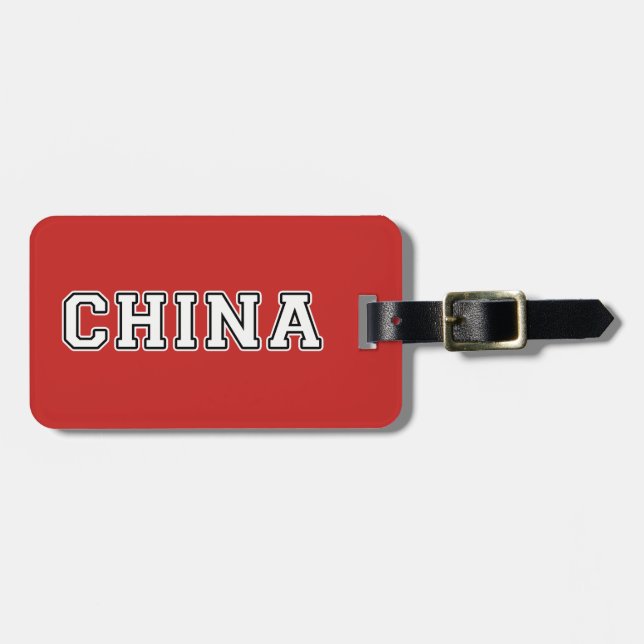 China Luggage Tag (Front Horizontal)