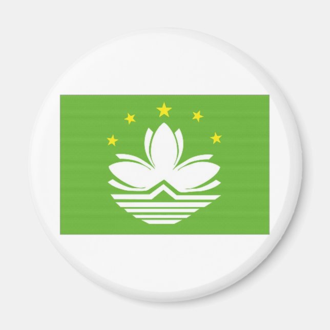 China Macao Flag Magnet (Front)