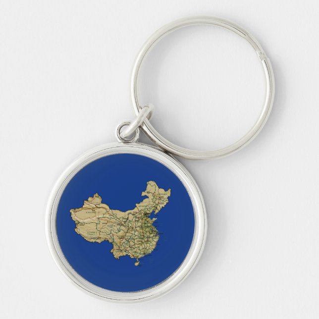 China Map Keychain (Front)