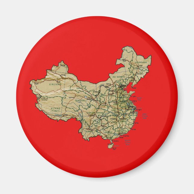China Map Magnet (Front)