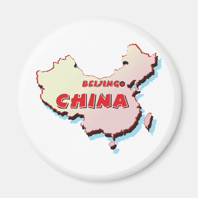China Map Magnet (Front)